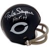 Image 1 : Gale Sayers Signed Chicago Bears TB Riddell 2Bar Mini Helmet HOF 77