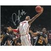 Image 1 : Deshaun Thomas Signed Ohio State Buckeyes 8X10 Photo (Rebound-White Jersey)