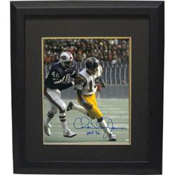 Charlie Joiner Signed San Diego Chargers 8X10 Photo Custom Framed HOF 96 (White Jersey Vs Bills)