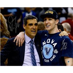 Jay Wright And Ryan Arcidiacono Dual Signed Final Four Celebration 16X20 Photo