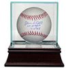 Image 1 : Dave Righetti Signed Official Major League Baseball No Hitter 7-4-83 W/ Glass Case (Yankees/Giants)