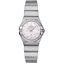 Omega  Constellation Brushed Quartz 24Mm  Women Watch