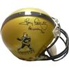 Image 1 : Tony Dorsett Signed Heisman Gold Replica Mini Helmet Heisman 76 (Pittsburgh Panthers)