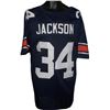 Image 1 : Bo Jackson Auburn Tigers Unsigned Navy Custom TB Jersey XL