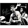 Image 1 : George Gervin Signed Virginia Squires ABA 8X10 Vintage B&W Photo Iceman