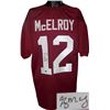Image 1 : Greg Mcelroy Signed Alabama Crimson Tide Maroon Custom Jersey- Mcelroy Hologram