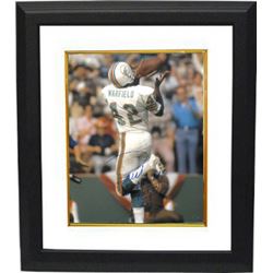 Paul Warfield Signed Miami Dolphins 16X20 Photo Custom Framed HOF 83 (Over The Shoulder Catch)
