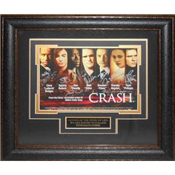 Thandie Newton Signed Crash 22X30 Masterprint Poster Leather Framed 7 Cast Sigs (Horizontal-Movie/En