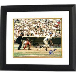 Ed Kranepool Signed New York Mets 8X10 Photo Custom Framed-Horizontal (Batting- 1969 Mets)