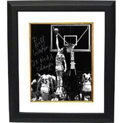 Bill Walton Signed UCLA Bruins 16X20 B&W Photo Custom Framed 2X NCAA Champs