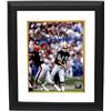 Image 1 : Bernie Kosar Signed Cleveland Browns 8X10 Photo Custom Framed (Brown Jersey Passing)- Steiner Hologr