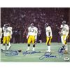 Image 1 : Steel Curtain Signed Pittsburgh Steelers 11X14 Photo 4 Sig- PSA Hologram