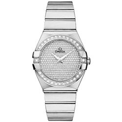 Omega  Constellation Brushed Quartz 27Mm  Women Watch