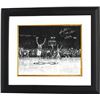 Image 1 : Christian Laettner Signed Duke Blue Devils Horizontal B&W Metallic 16X20 Photo Custom Framed The Sho