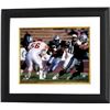 Image 1 : Bo Jackson Signed Oakland Raiders 8X10 Photo Custom Framed (Horizontal Black Jersey Running)- Steine
