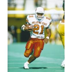 Barry Sanders Unautographed Oklahoma State 8X10 Photo