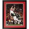 Image 1 : Jake Ballard Signed Ohio State Buckeyes 8X10 Photo Custom Framed 2010 Rose Bowl Vs Oregon