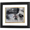 Image 1 : Brian Dawkins Signed Philadelphia Eagles 16X20 Spotlight Photo Custom Framed #20 (Horizontal-White J