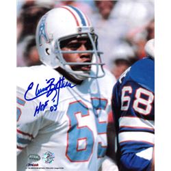 Elvin Bethea Signed Houston Oilers 8X10 Photo HOF 03 (White Jersey)-Bethea Hologram