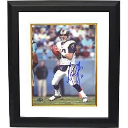 Marc Bulger Signed St. Louis Rams 8X10 Photo Custom Framed