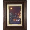 Image 1 : Brendan Fraser Signed Crash 22X30 Masterprint Poster Custom Leather Framed 7 Cast Sigs (Movie/Entert