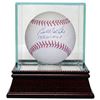 Image 1 : Bob Turley Signed Official Major League Baseball W/ Glass Case Bullet/1958 WS MVP- JSA Hologram