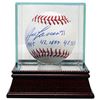 Jose Canseco Signed Official Major League Baseball Triple 1988, 42HR's & 40 SB's W/Glass Case (Oakla