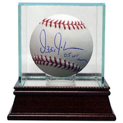 Ozzie Guillen Signed Official Major League Baseball W/ Glass Case 05 WS Champs (Chicago White Sox)