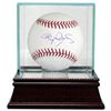 Roger Clemens Signed Official Major League Baseball W/ Glass Case(Red Sox/Yankees/Astros/Blue Jays)