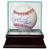 Mark Grace Signed Official Major League Baseball 01 WS Champs W/ Glass Case (Chicago Cubs)