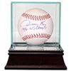 Image 1 : Jimmy Key Signed Official Major League Baseball 1996 WS Champs W/ Glass Case (New York Yankees)