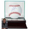 Image 1 : Freddie Freeman Signed Rawlings Official Major League Baseball #5 W/ Glass Case (Braves)