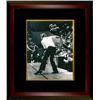 Image 1 : Bobby Knight Signed Indiana Hoosiers 16X20 B&W Photo Custom Framed Throwing Chair (Silver Sig)