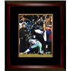 Image 1 : Zach Ertz Signed Philadelphia Eagles 8X10 Photo Custom Framed (Hurdle-Green Jersey)