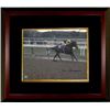 Jean Cruguet Signed Belmont Stakes Horse Racing 16X20 Photo Custom Framed