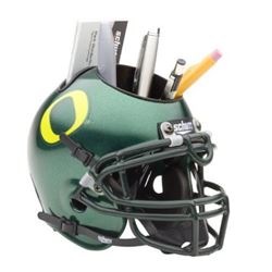 Oregon Ducks NCAA Football Schutt Mini Helmet Desk Caddy
