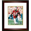 Image 1 : Andre Tippett Unsigned New England Patriots 8X10 Photo Custom Framed