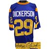 Eric Dickerson Signed Los Angeles Rams Blue TB Prostyle Jersey HOF 99 (On #9)