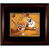 Image 1 : Dennis Rodman Signed Chicago Bulls 16X20 Photo Custom Framed W/ Charles Oakley (Left Sig)