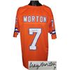 Image 1 : Craig Morton Signed Denver Broncos TB Orange Pro Style Jersey- JSA Hologram