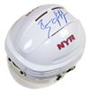 Image 1 : Brian Leetch Signed New York Rangers White Replica Mini Helmet