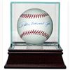 Image 1 : Pete Rose (Peter Edward Rose) Signed MLB Baseball W/ Glass Case (Reds/Phillies)