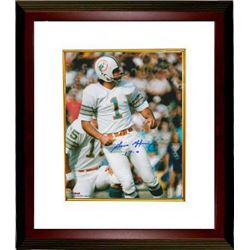 Garo Yepremian Signed Miami Dolphins 8X10 Photo 17-0 Custom Framed