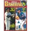 Image 1 : Ryne Sandberg Unsigned Chicago Cubs Athlon Sports 1990 MLB Baseball Preview Magazine W/ Fisk