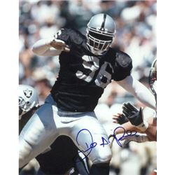 Darrell Russell Signed Oakland Raiders 8X10 Photo Minor Ding (Deceased)