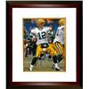 Image 1 : Aaron Rodgers Signed Green Bay Packers 8X10 Photo Custom Framed  (White Jersey)