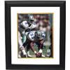 Image 1 : Mark Stepnoski Signed Dallas Cowboys 8X10 Photo Custom Framed #53 (White Jersey)- Stepnoski Hologram