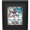 Image 1 : Randall Cunningham Signed Philadelphia Eagles Aerial Assault 16X20 Photo Custom Framed W/ 3 Signatur