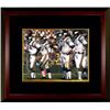 Gary Larsen Signed Minnesota Vikings Purple People Eaters 16X20 Photo Custom Framed (White Jersey-Go