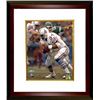 Image 1 : Earl Campbell Signed Houston Oilers 8X10 Photo Custom Framed (White Jersey)- Tri-Star Hologram
